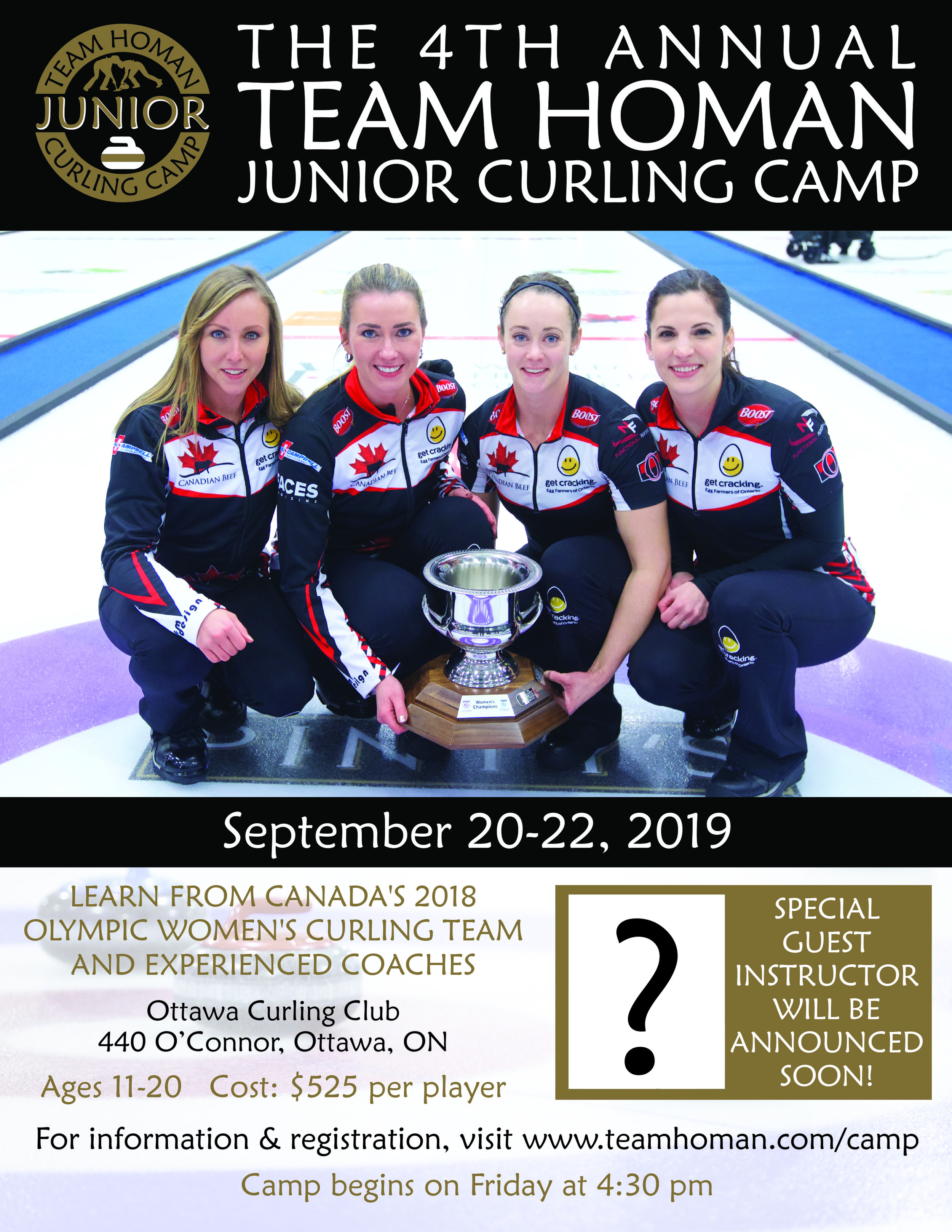 2019 Team Homan Junior Curling Camp — Team Homan